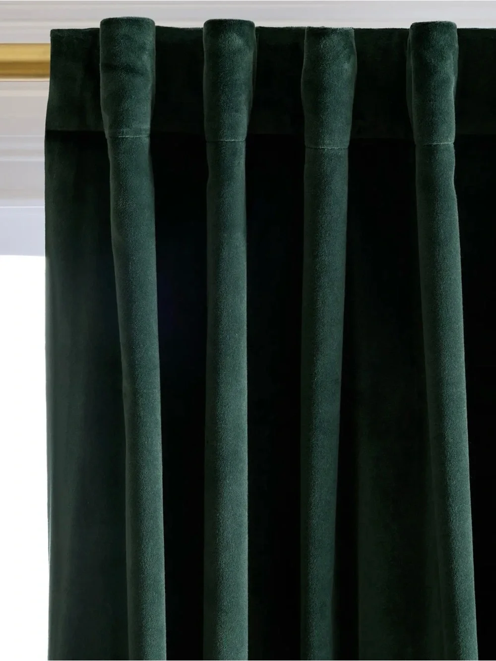 NWOT Quince Velvet Curtain Panels - Spruce - Retail for set $160 48x84